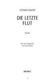 Die letzte Flut | Stephen Baxter
