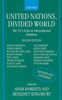 United Nations, Divided World | Adam Roberts, Benedict Kingsbury